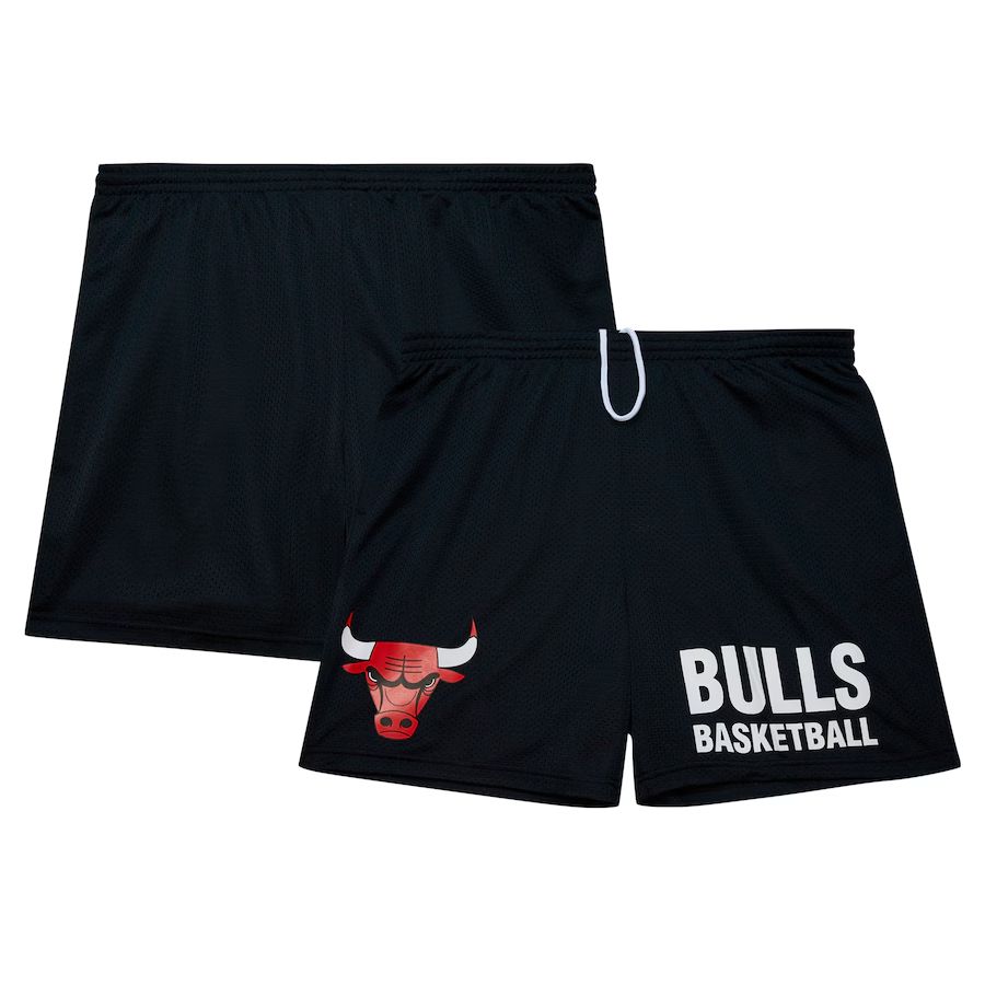 2025 Men NBA Chicago Bulls Black Shorts->chicago bulls->NBA Jersey